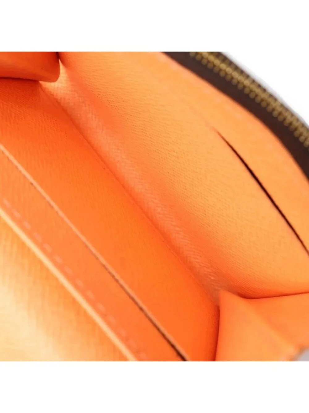 Louis Vuitton Compact Wallet Monogram Brown Orange